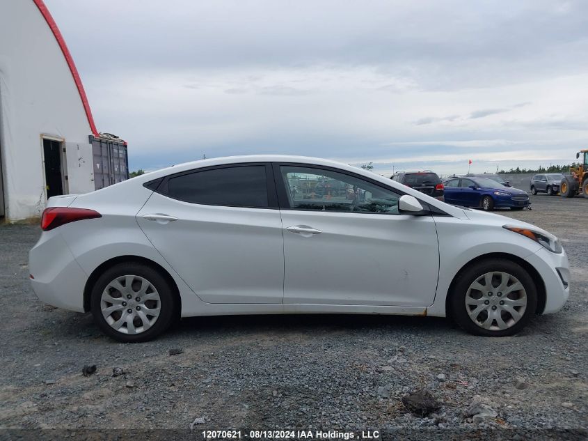 5NPDH4AE4GH653231 2016 Hyundai Elantra Gl