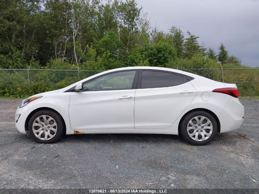 5NPDH4AE4GH653231 2016 Hyundai Elantra Gl