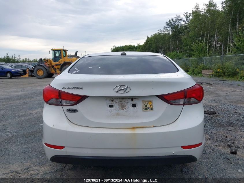 5NPDH4AE4GH653231 2016 Hyundai Elantra Gl