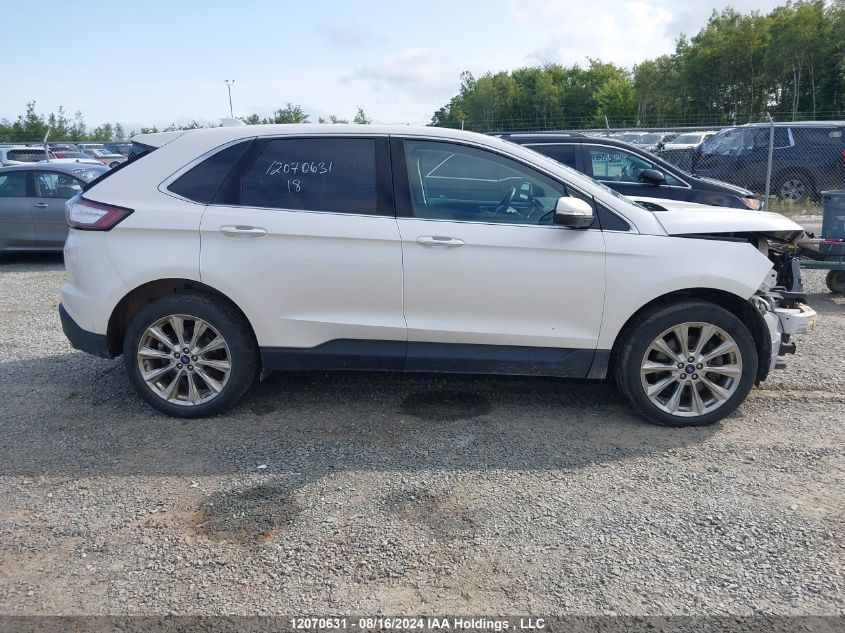 2018 Ford Edge Titanium VIN: 2FMPK4K86JBB68708 Lot: 12070631