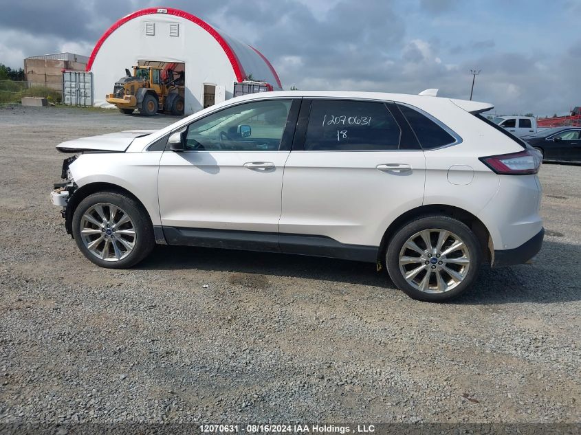 2018 Ford Edge Titanium VIN: 2FMPK4K86JBB68708 Lot: 12070631