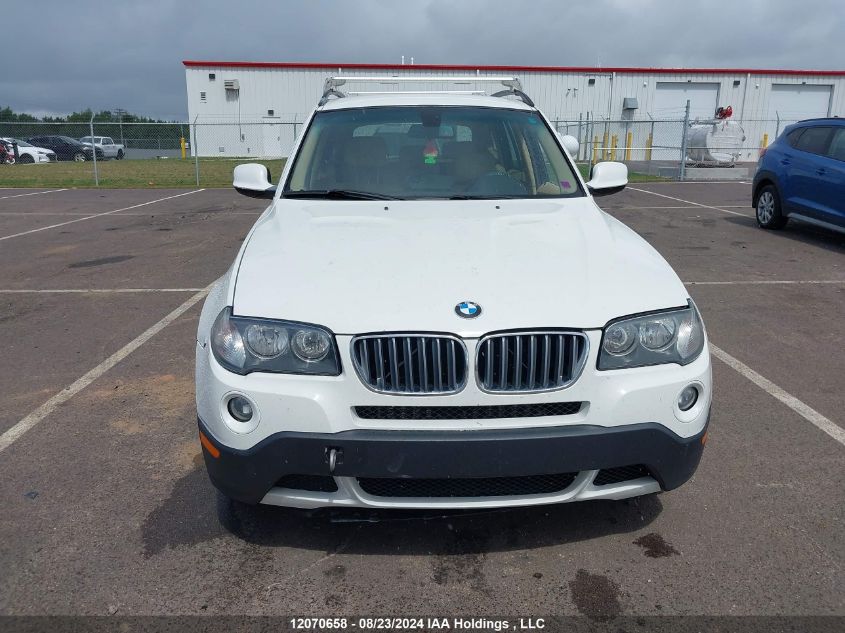 2010 BMW X3 VIN: WBXPC7C4XAWE53561 Lot: 12070658