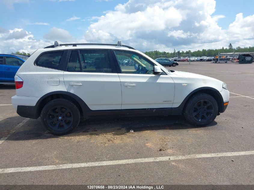 2010 BMW X3 VIN: WBXPC7C4XAWE53561 Lot: 12070658