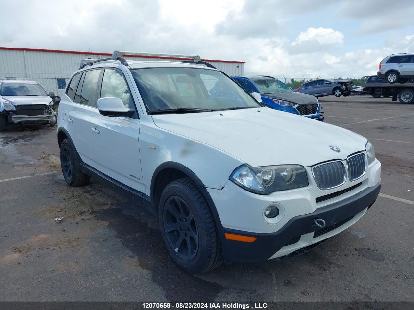 2010 BMW X3 VIN: WBXPC7C4XAWE53561 Lot: 12070658