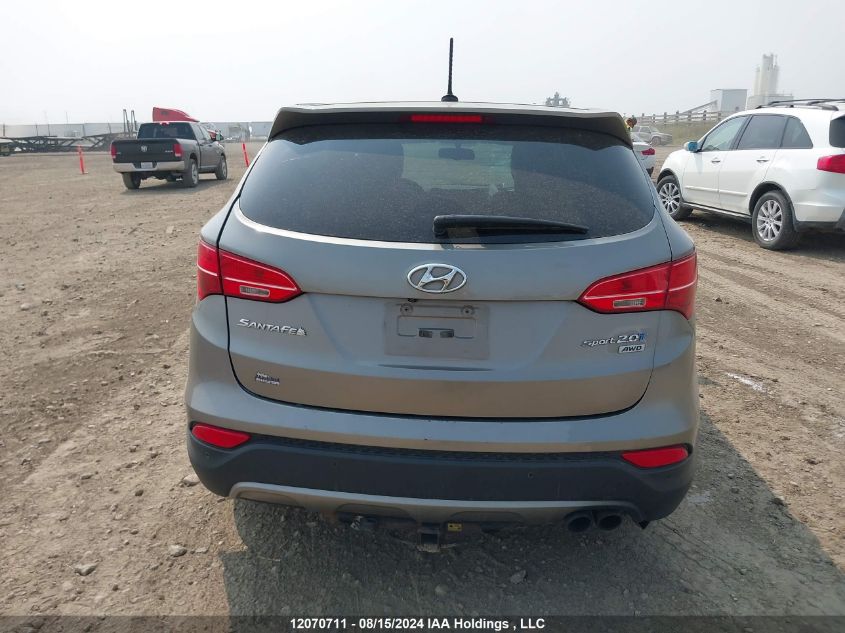 2013 Hyundai Santa Fe Sport 2.0T Se VIN: 5XYZUDLA7DG116111 Lot: 12070711