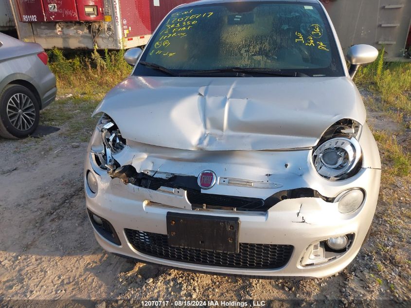 2012 Fiat 500 Sport VIN: 3C3CFFBR1CT363350 Lot: 12070717