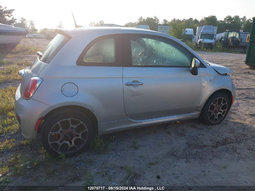 2012 Fiat 500 Sport VIN: 3C3CFFBR1CT363350 Lot: 12070717