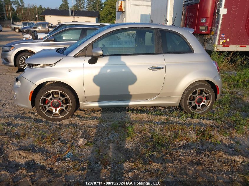2012 Fiat 500 Sport VIN: 3C3CFFBR1CT363350 Lot: 12070717