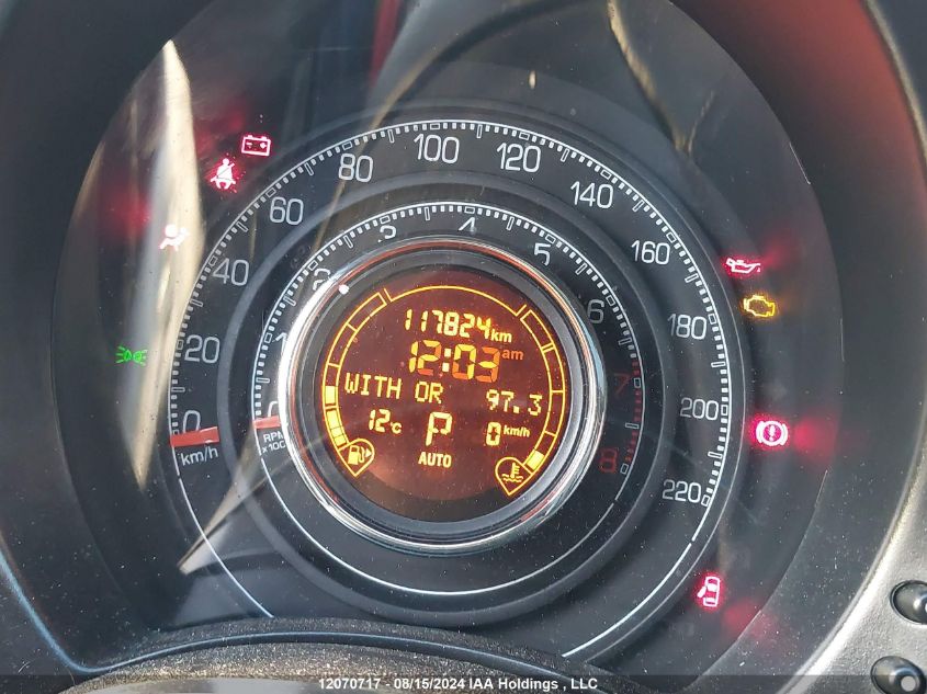 2012 Fiat 500 Sport VIN: 3C3CFFBR1CT363350 Lot: 12070717