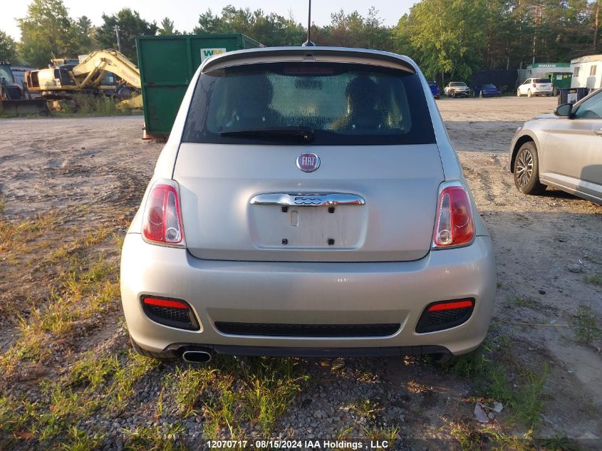2012 Fiat 500 Sport VIN: 3C3CFFBR1CT363350 Lot: 12070717