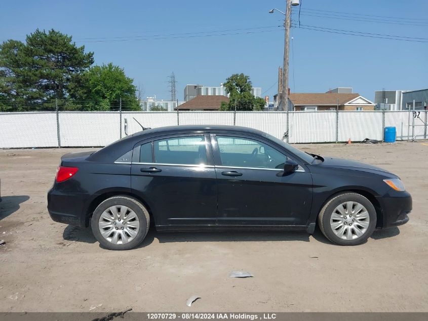 2012 Chrysler 200 Lx VIN: 1C3CCBAB2CN192176 Lot: 12070729