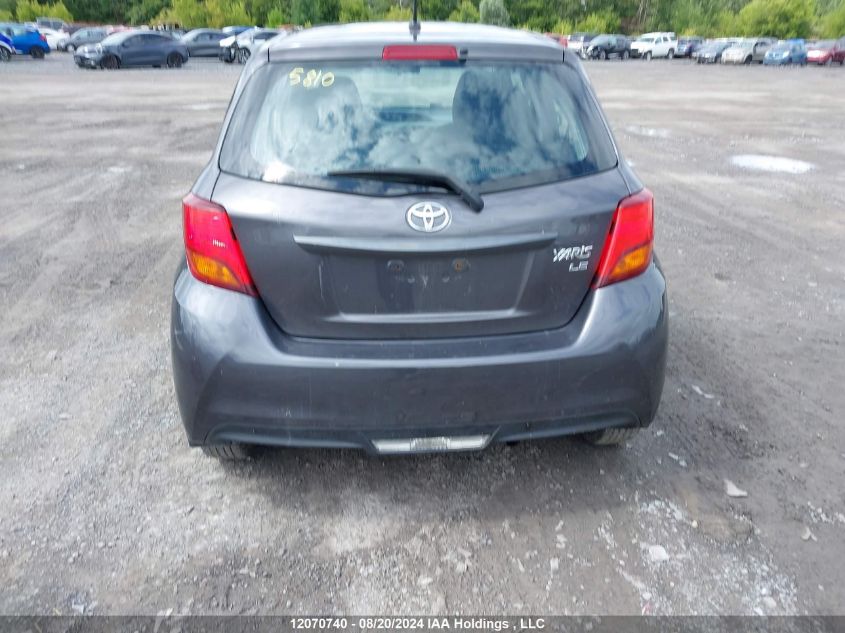 2015 Toyota Yaris Le VIN: VNKKTUD35FA051192 Lot: 12070740