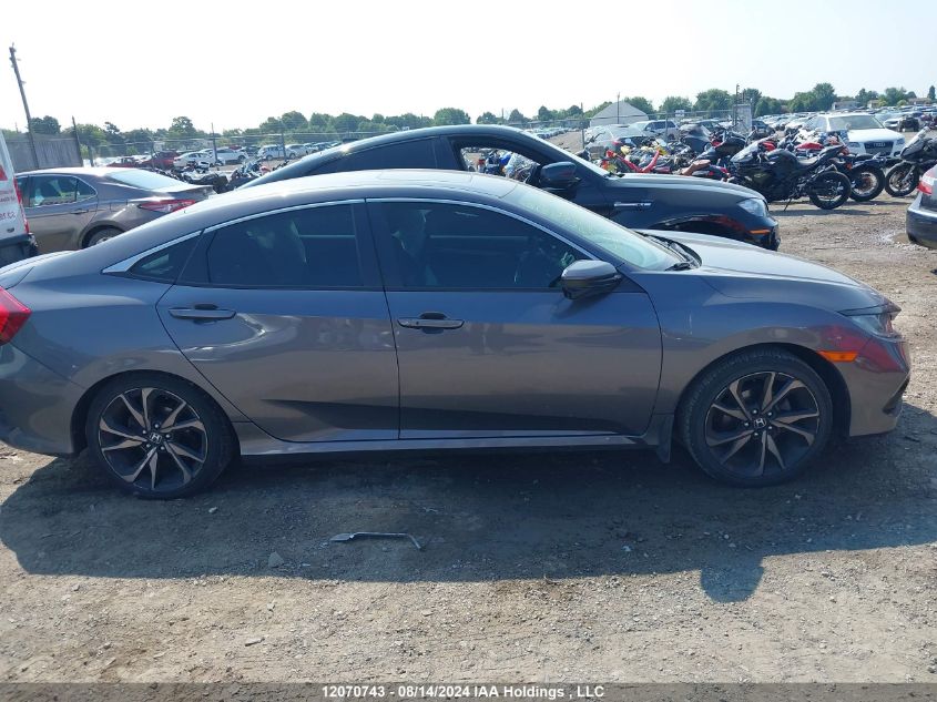 2019 Honda Civic Sport VIN: 2HGFC2F86KH019436 Lot: 12070743