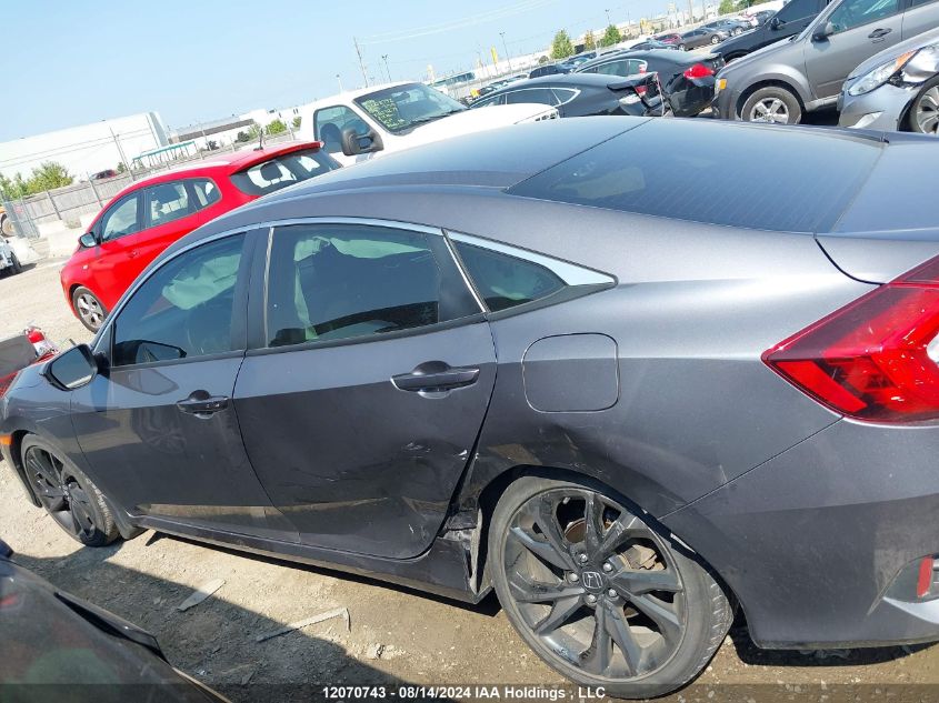 2019 Honda Civic Sport VIN: 2HGFC2F86KH019436 Lot: 12070743