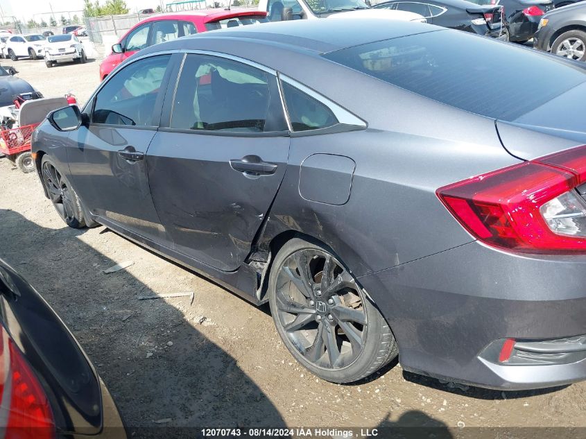 2019 Honda Civic Sport VIN: 2HGFC2F86KH019436 Lot: 12070743