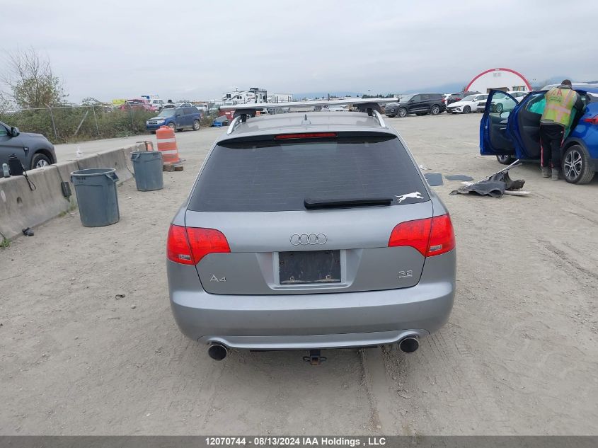 2008 Audi A4 VIN: WAUKH68EX8A124297 Lot: 12070744