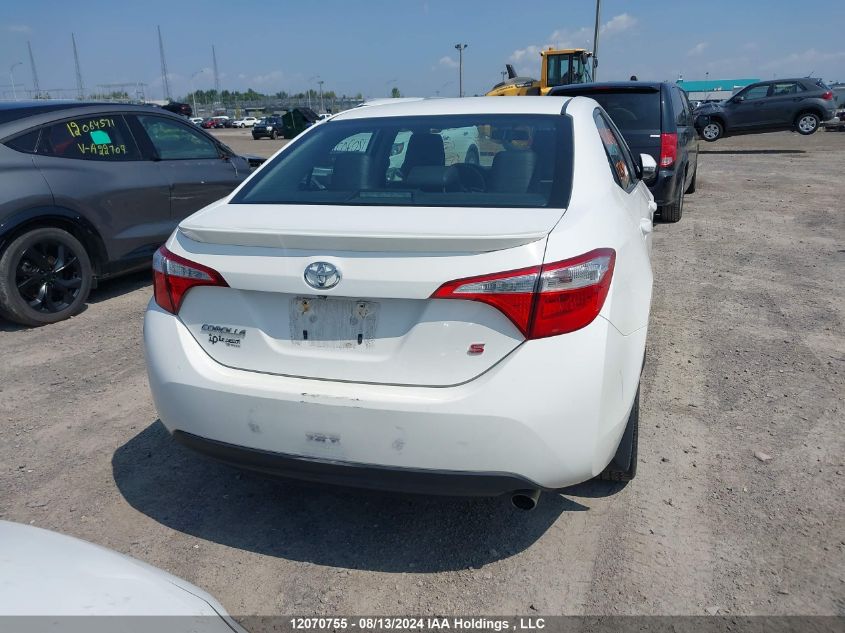 2015 Toyota Corolla S VIN: 2T1BURHE1FC275991 Lot: 12070755