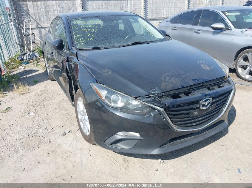 2015 Mazda Mazda3 VIN: 3MZBM1V72FM198687 Lot: 12070758