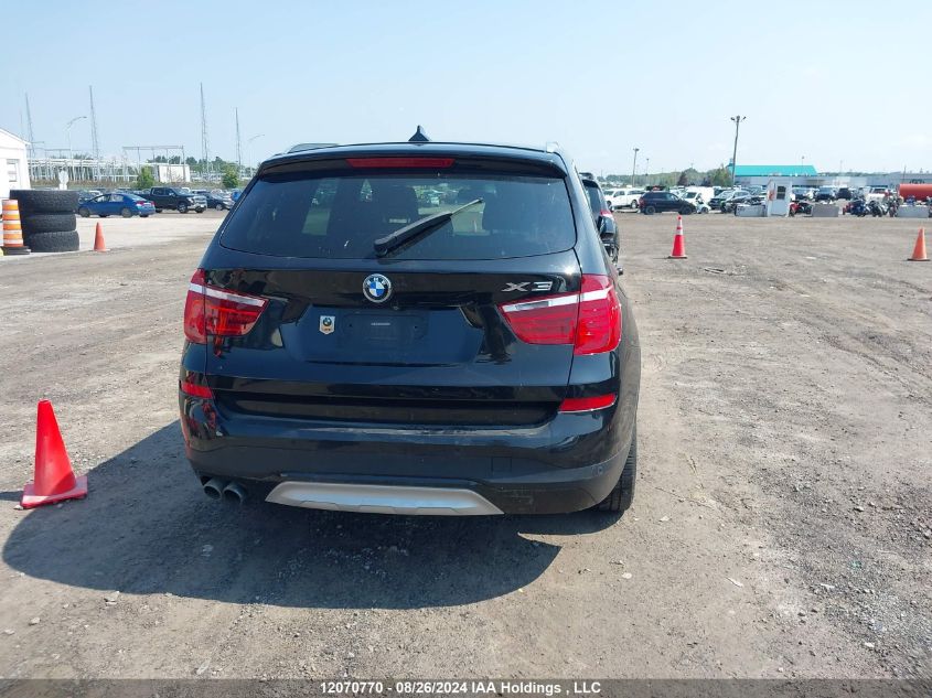 5UXWX9C55F0D59551 2015 BMW X3 2.8I