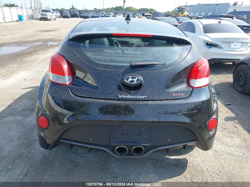 2014 Hyundai Veloster Turbo VIN: KMHTC6AEXEU204317 Lot: 12070786