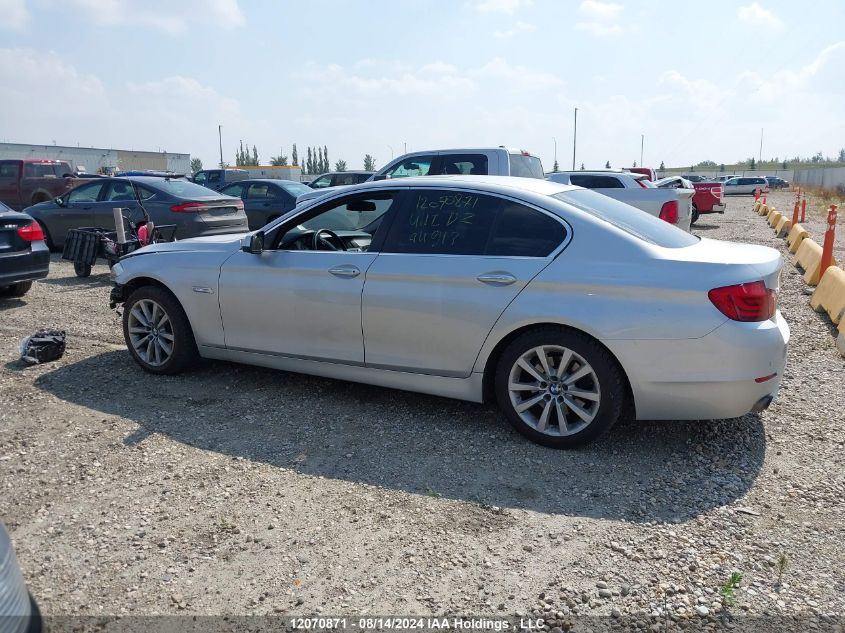 2013 BMW 5 Series VIN: WBAXH5C50DDW15025 Lot: 12070871