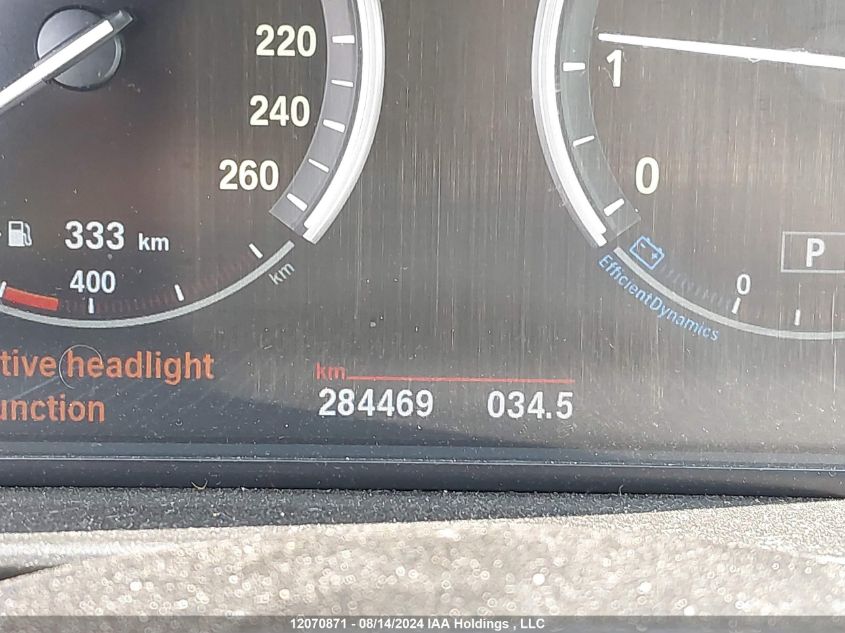 2013 BMW 5 Series VIN: WBAXH5C50DDW15025 Lot: 12070871