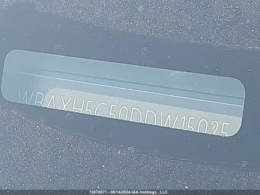 2013 BMW 5 Series VIN: WBAXH5C50DDW15025 Lot: 12070871