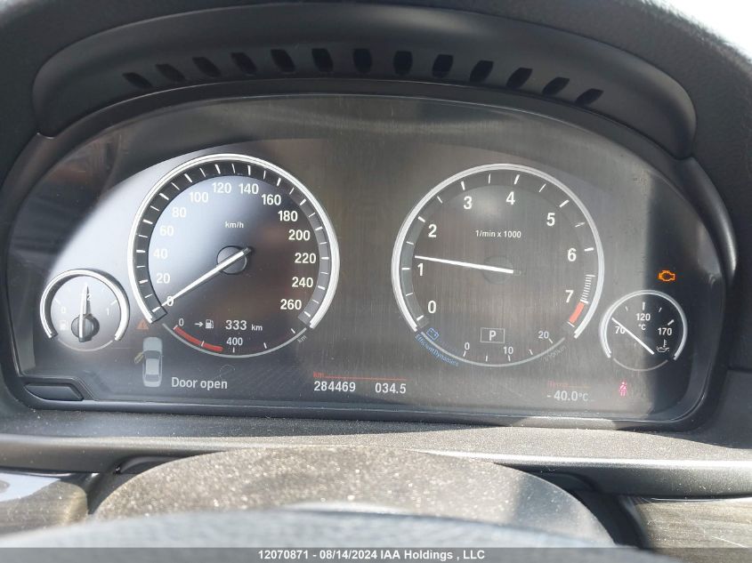 2013 BMW 5 Series VIN: WBAXH5C50DDW15025 Lot: 12070871