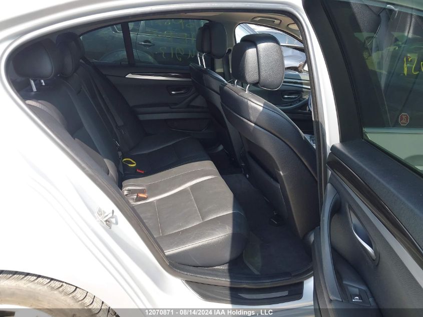 2013 BMW 5 Series VIN: WBAXH5C50DDW15025 Lot: 12070871