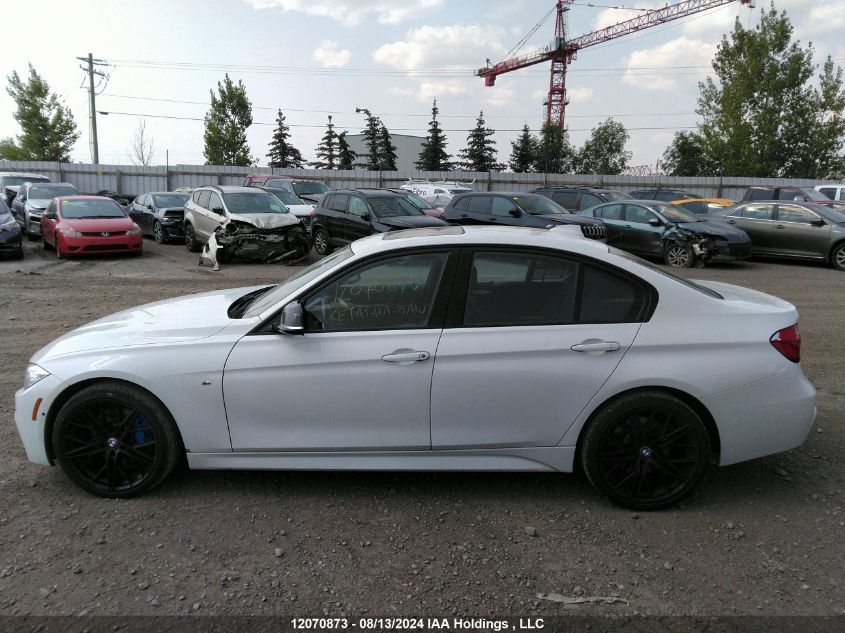 2014 BMW 335 Xi VIN: WBA3B9C5XEJ899502 Lot: 12070873