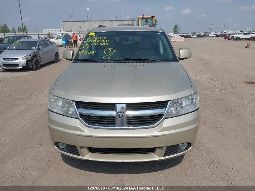 2010 Dodge Journey Sxt VIN: 3D4PG5FV3AT182388 Lot: 12070879