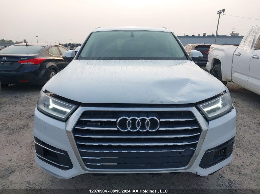 2018 Audi Q7 VIN: WA1AAAF76JD037411 Lot: 12070904