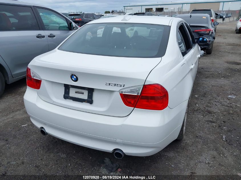 2008 BMW 3 Series VIN: WBAVB73558KY64054 Lot: 12070920