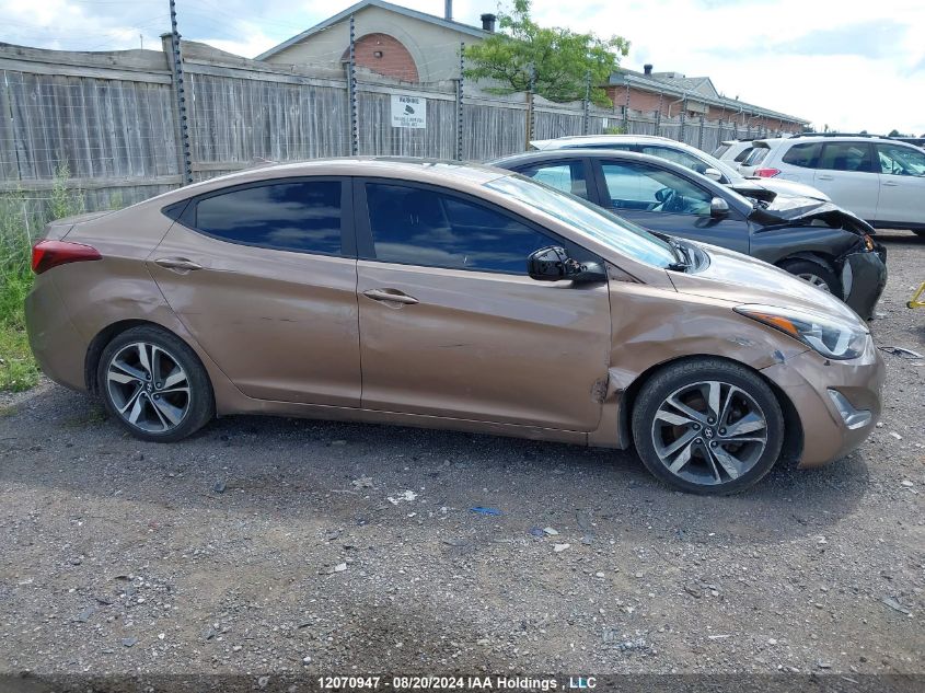 2015 Hyundai Elantra Se/Sport/Limited VIN: KMHDH4AH9FU288555 Lot: 12070947