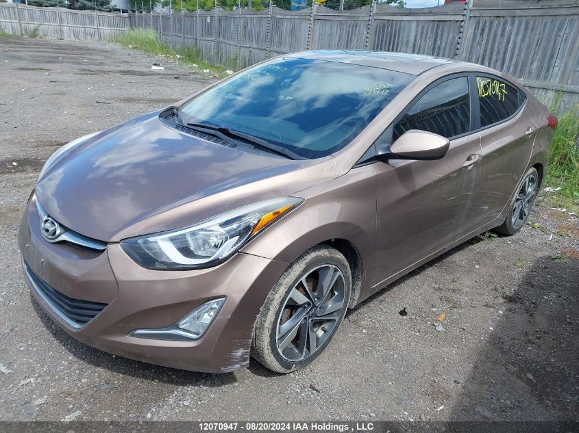 2015 Hyundai Elantra Se/Sport/Limited VIN: KMHDH4AH9FU288555 Lot: 12070947