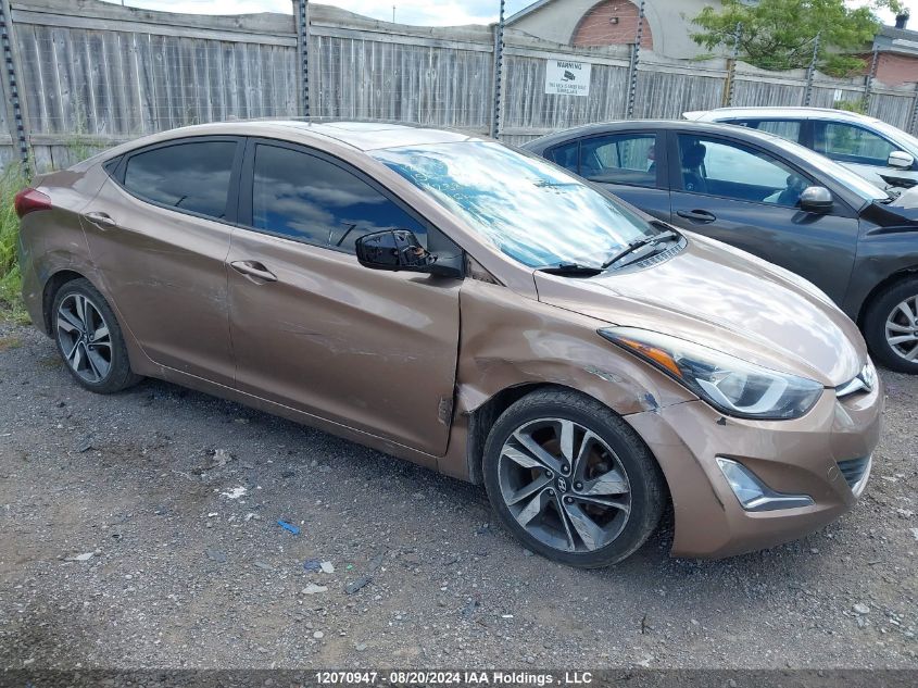 2015 Hyundai Elantra Se/Sport/Limited VIN: KMHDH4AH9FU288555 Lot: 12070947