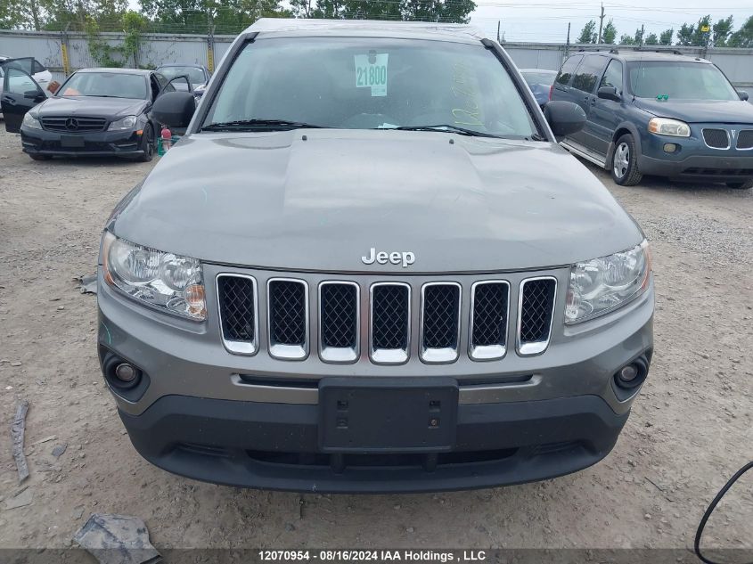 2012 Jeep Compass Sport/North VIN: 1C4NJCAB5CD691480 Lot: 12070954