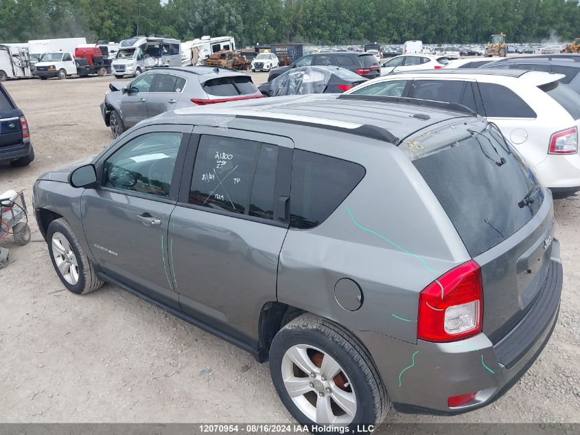 2012 Jeep Compass Sport/North VIN: 1C4NJCAB5CD691480 Lot: 12070954