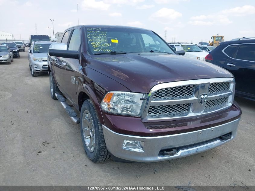 2012 Dodge Ram 1500 Longhorn VIN: 1C6RD7PT6CS309217 Lot: 12070957