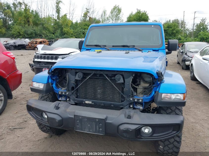 2021 Jeep Gladiator Willys VIN: 1C6HJTAGXML598915 Lot: 12070988