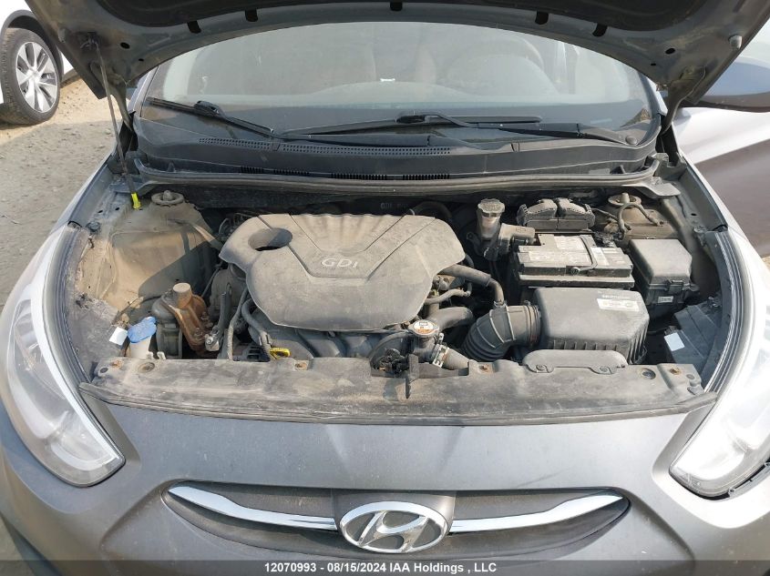 2016 Hyundai Accent Gl VIN: KMHCT5AE1GU239079 Lot: 12070993