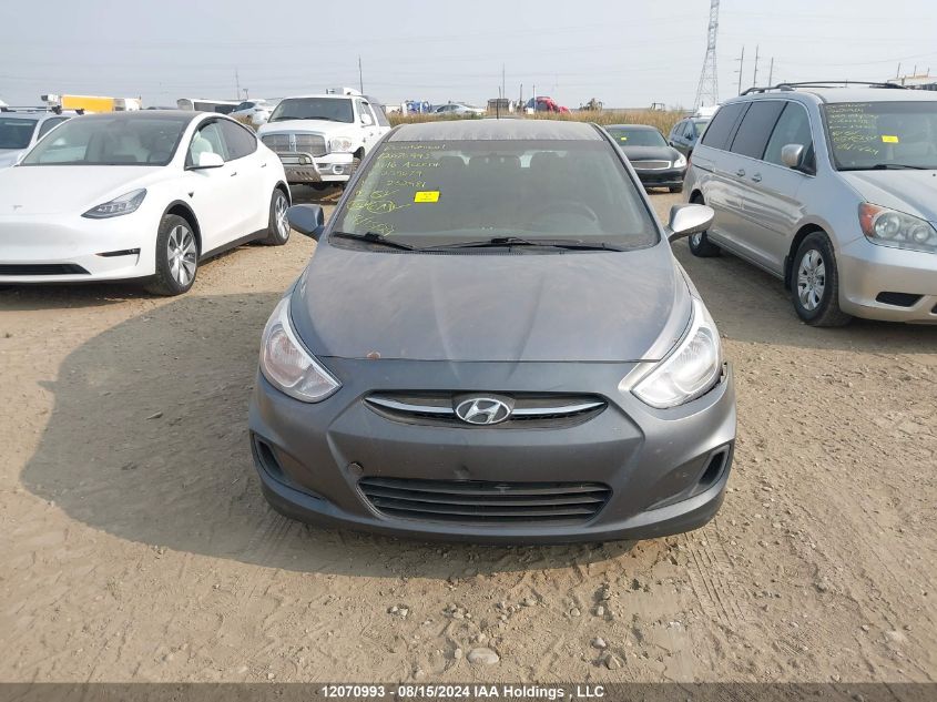 2016 Hyundai Accent Gl VIN: KMHCT5AE1GU239079 Lot: 12070993