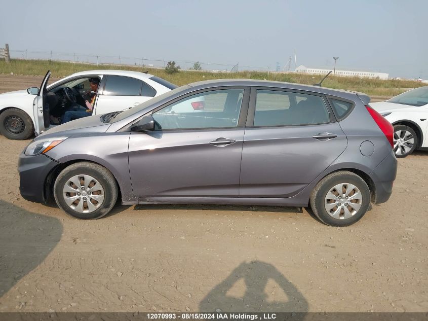 2016 Hyundai Accent Gl VIN: KMHCT5AE1GU239079 Lot: 12070993