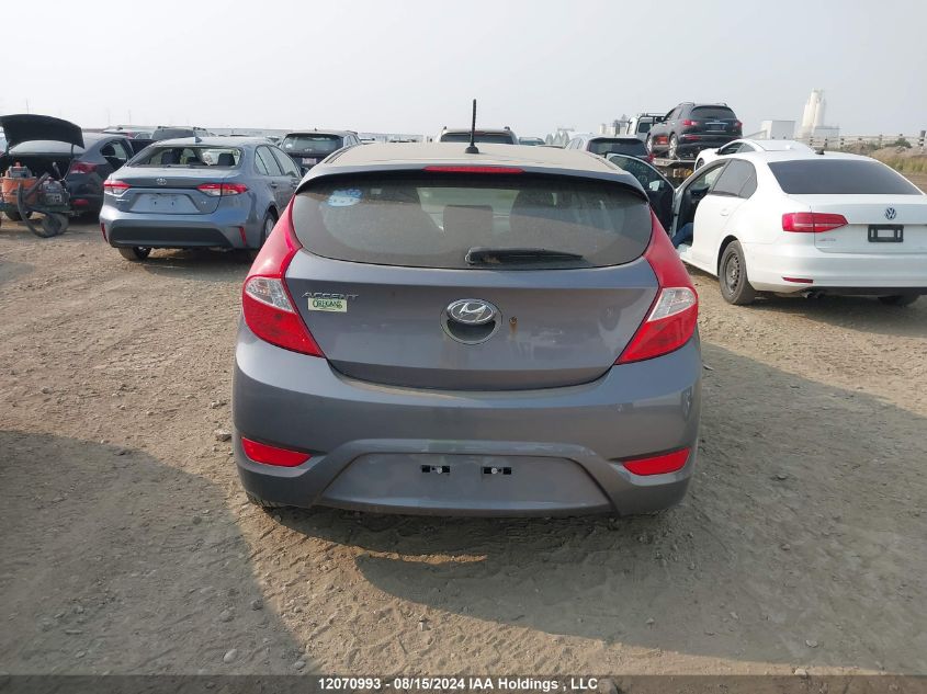 2016 Hyundai Accent Gl VIN: KMHCT5AE1GU239079 Lot: 12070993