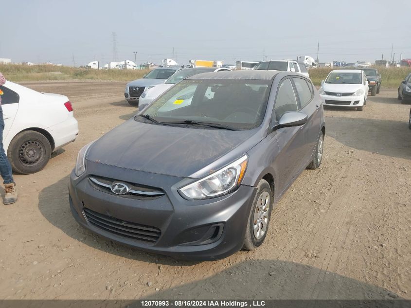 2016 Hyundai Accent Gl VIN: KMHCT5AE1GU239079 Lot: 12070993
