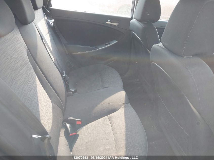 2016 Hyundai Accent Gl VIN: KMHCT5AE1GU239079 Lot: 12070993