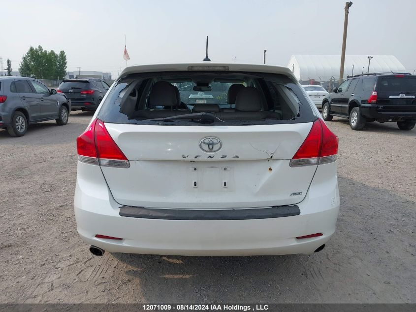 2012 Toyota Venza Le/Xle/Limited VIN: 4T3BK3BB2CU072076 Lot: 12071009