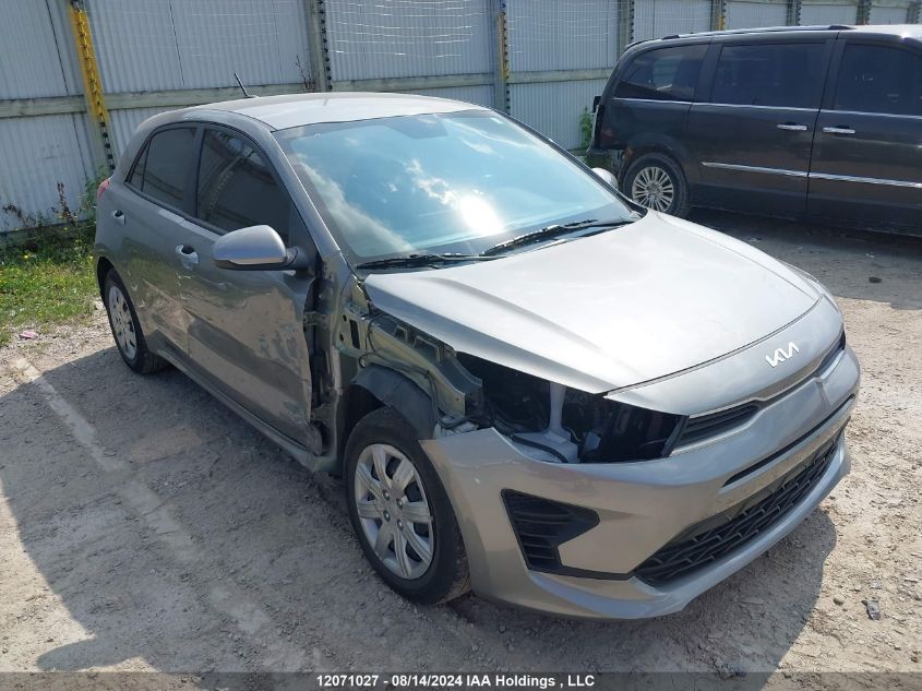 2022 Kia Rio 5-Door VIN: 3KPA25AD0NE452347 Lot: 12071027