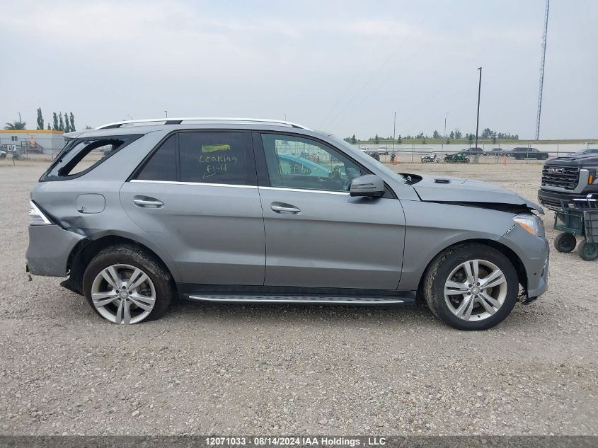 2014 Mercedes-Benz Ml 350 VIN: 4JGDA2EB3EA307695 Lot: 12071033