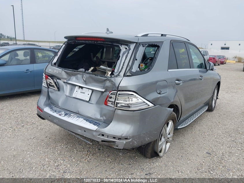 2014 Mercedes-Benz Ml 350 VIN: 4JGDA2EB3EA307695 Lot: 12071033